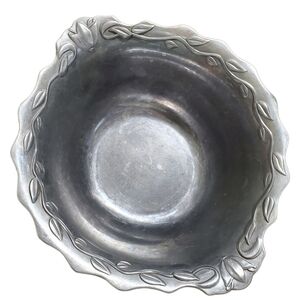 Pfaltzgraff Napoli Large Table fruit Bowl Aluminum Hollowware